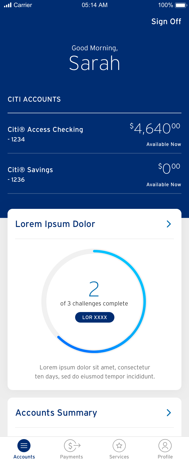 Wellness Banking Integration