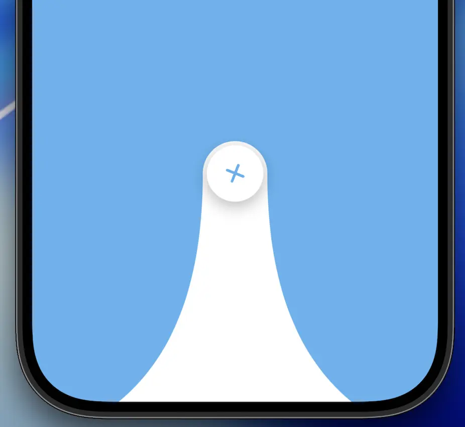 Gooey Tab Bar in SwiftUI